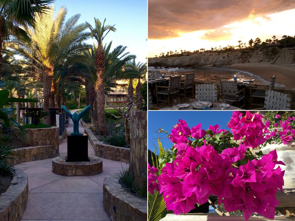 Photos of common areas at Esperanza resort in Cabo